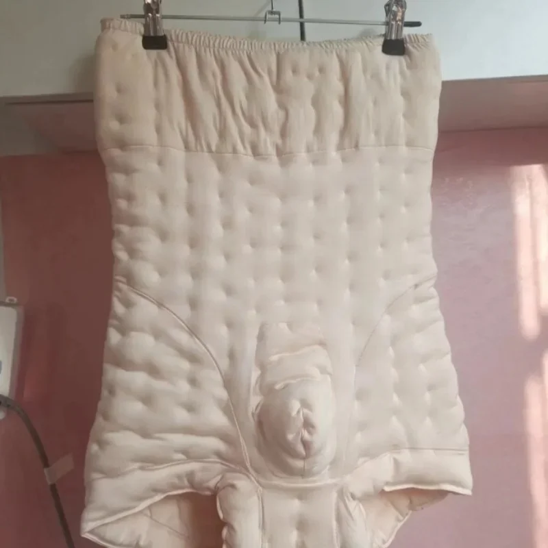 

Мужские трусы ручной работы с высокой талией, хлопковые трусы ABDL, утепленные пышные теплые брюки на животе, фетиш-трусики, женские вечерние сексуальные костюмы