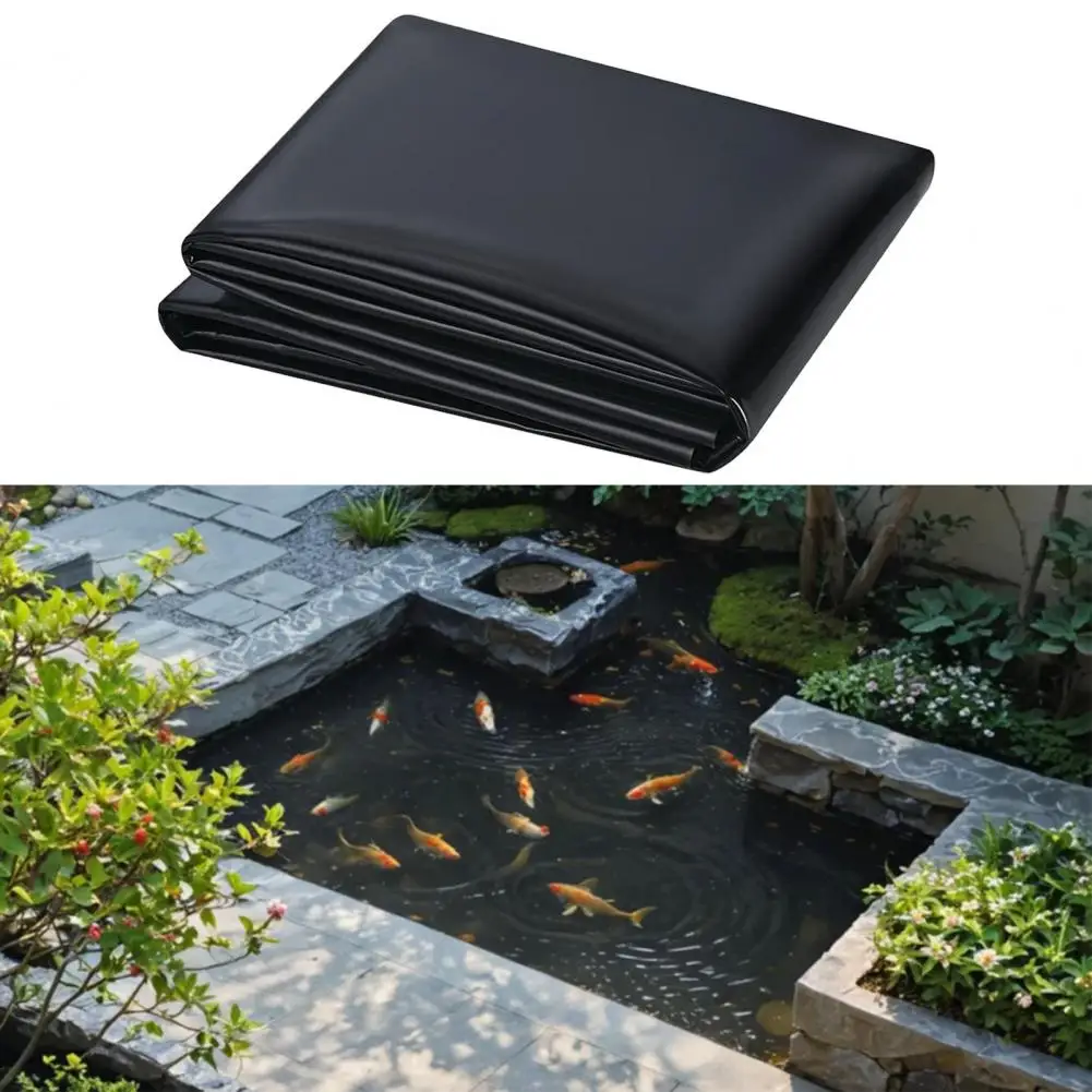 Waterproof Membrane for Fish Ponds Heavy Duty Hdpe Pond Liner 7x10ft Uv Resistant Aquaculture Underlayment Preformed Water