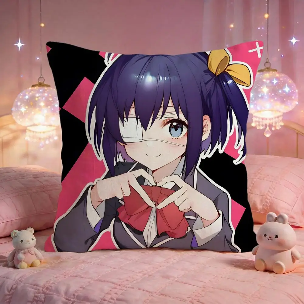 Chunibyo & Other Delusions Cushion Cover Premium Comfort Reversible Pillow Cove -Two in One Design for Any Room & Car Interior