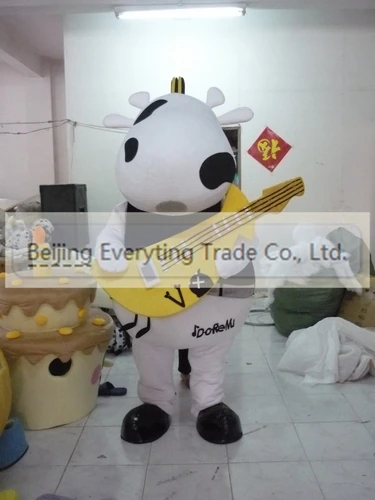 New Adult Hot Sale Foam Cute Cow Fancy Cartoon Mascot Costume Plush Christmas Fancy Dress Halloween Mascot Costume