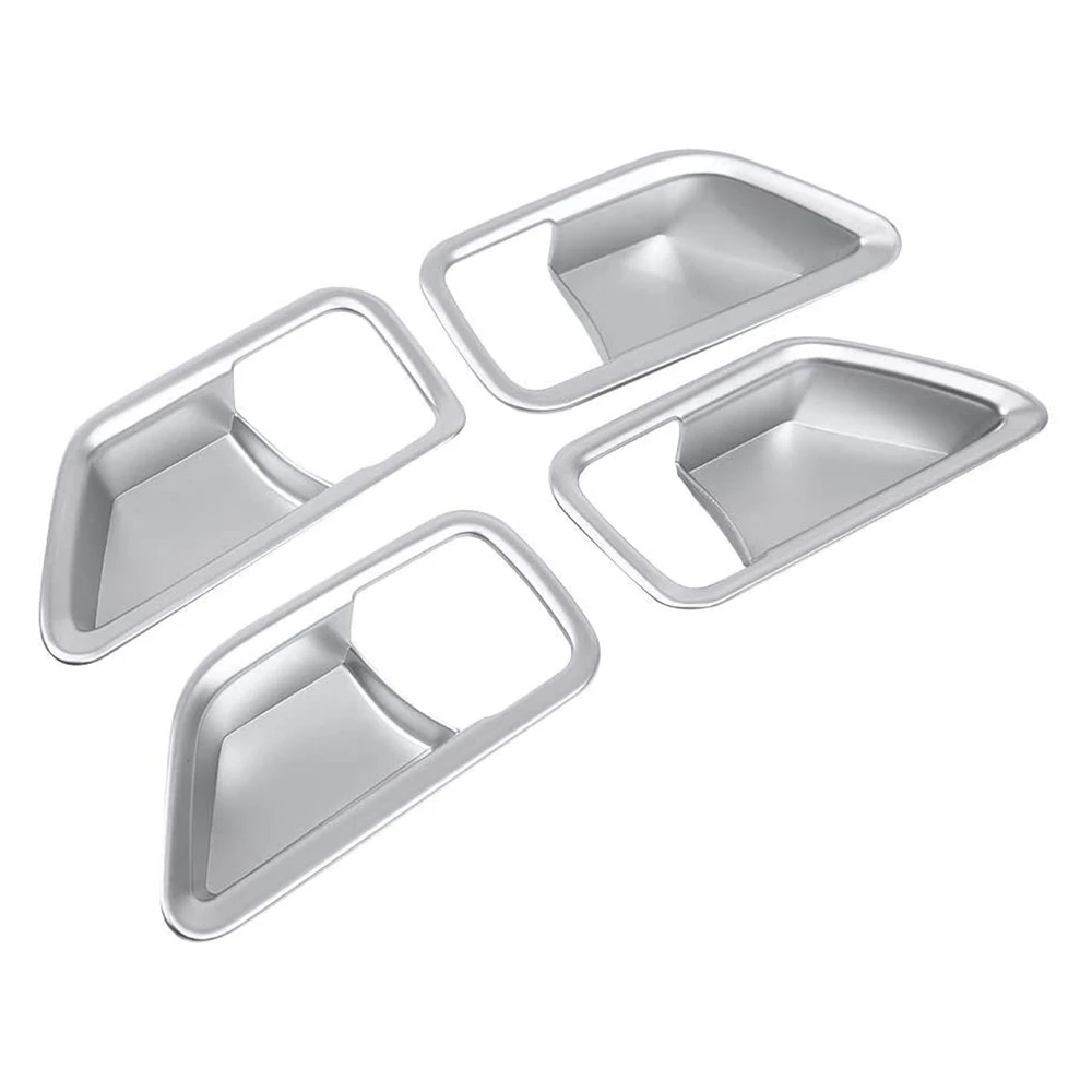 4Pcs Car Inner Handle Frame Interior Door Handle Bowl Cover Trim Auto Accessories for Suzuki Vitara 2 Ii