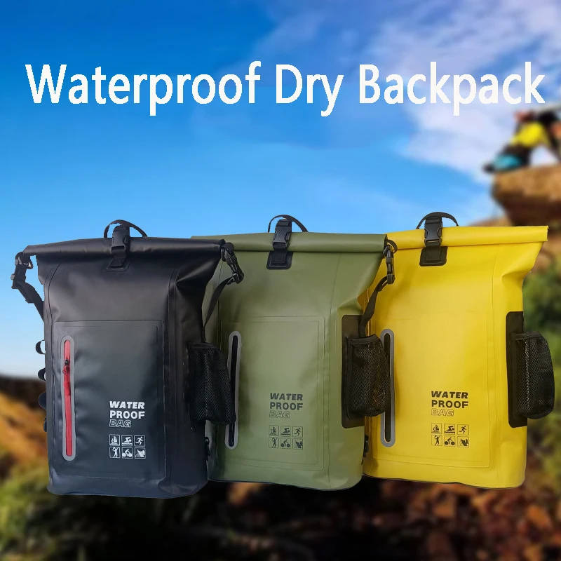 25L Dry Bag Backpack Waterproof Floating Bag Dry Bags Waterproof Backpack for Men Women Dry Sack for Kayaking Boating Swimming