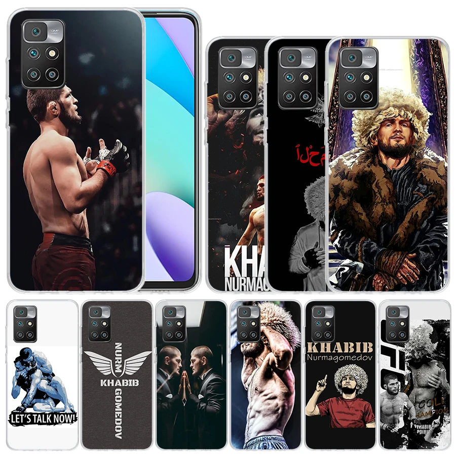 Khabib Nurmagomedov Soft Cover for Redmi 12 12C 10 10A 10C 9 9A 9C 9T Print Phone Case 8 8A 7 7A K20 6 Pro 6A S2 K40 Pattern Coq