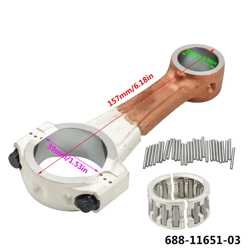 688-11650 Drijfstang Assy Voor Yamaha 48HP 85HP 75HP Buitenboordmotor Met Lagers 93310-730V8 93603-21111