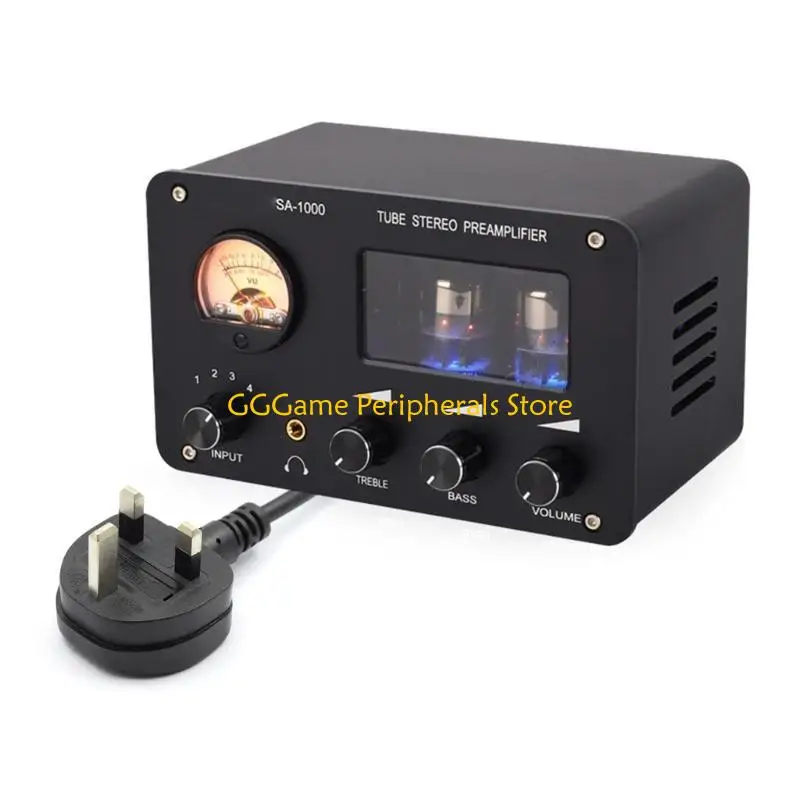 U55B Stereo Tube Preamp Power Amplifier Board 4 input 2 Output Auditory Switching Box