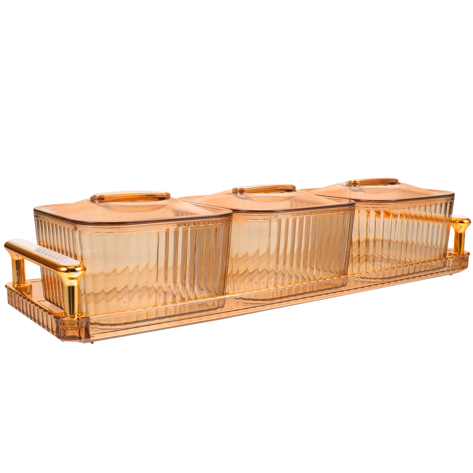 

1 set Candy Box Nut Tray Serving Container Food Dried Fruit Snack Dish Platter Gift Box Multiple Dishes Plastic Kitchen Bar