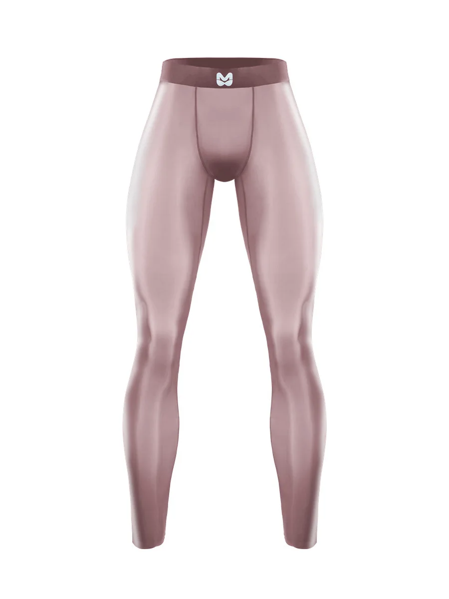 Sweatpants Ice Silk Men\'s Shark Pants Ultra Thin Perspective Sexy Tight Fitness Pants Milk Skin Pants Slim Sexy Fashion 1C42