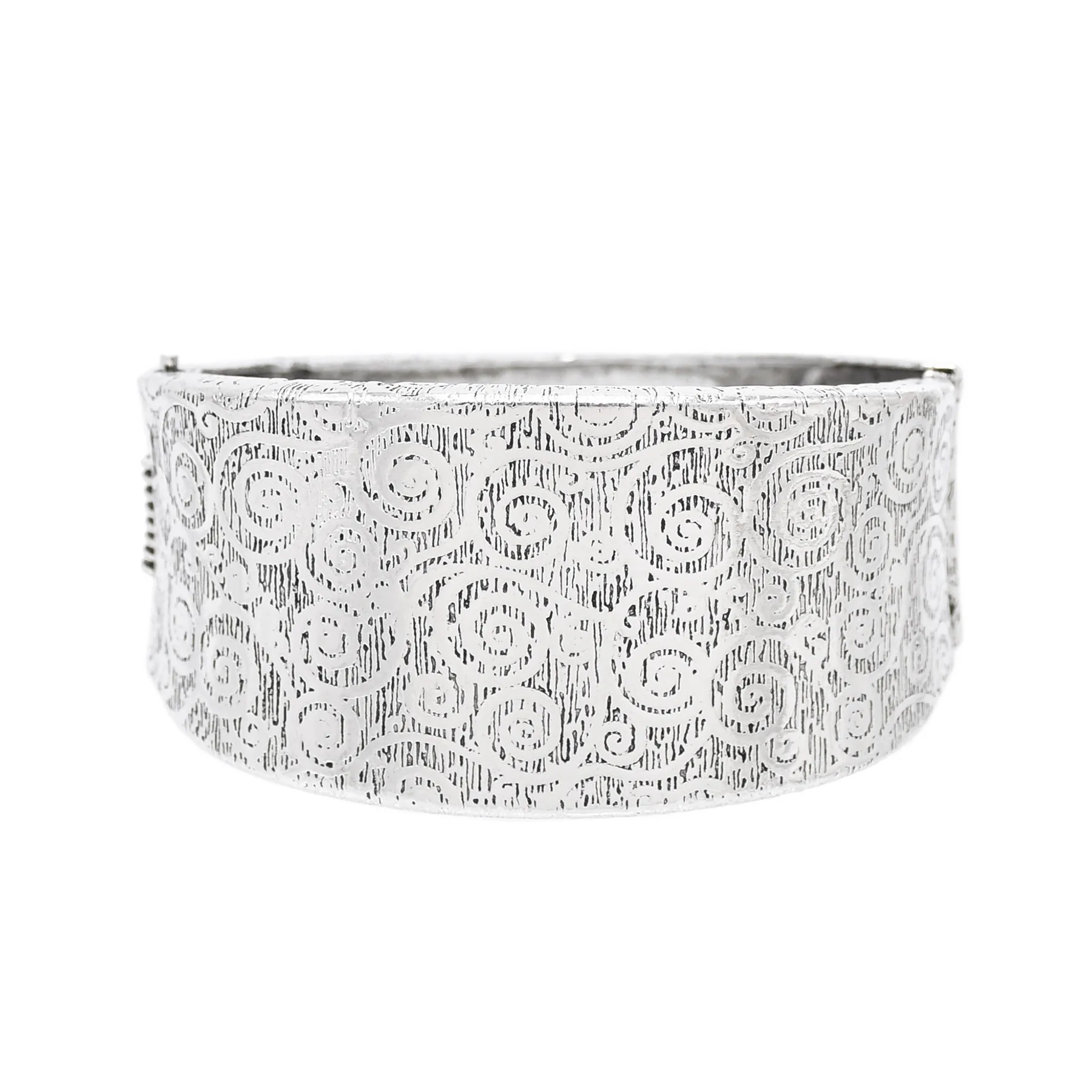 

Vintage style Silver Women Bracelet Alloy Carved Ethnic Wide Charms Bracelet Bangle