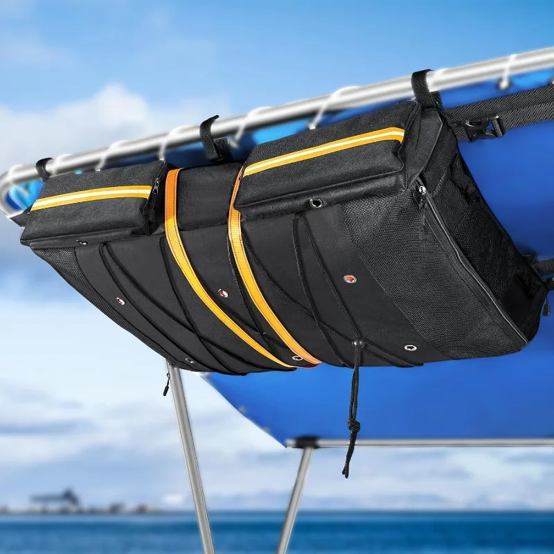 

Сумка для хранения T-Top, сумки для хранения лодок из ткани Оксфорд 600D — вмещает до 6 спасательных курток типа II — мульти-органайзер подходит для M