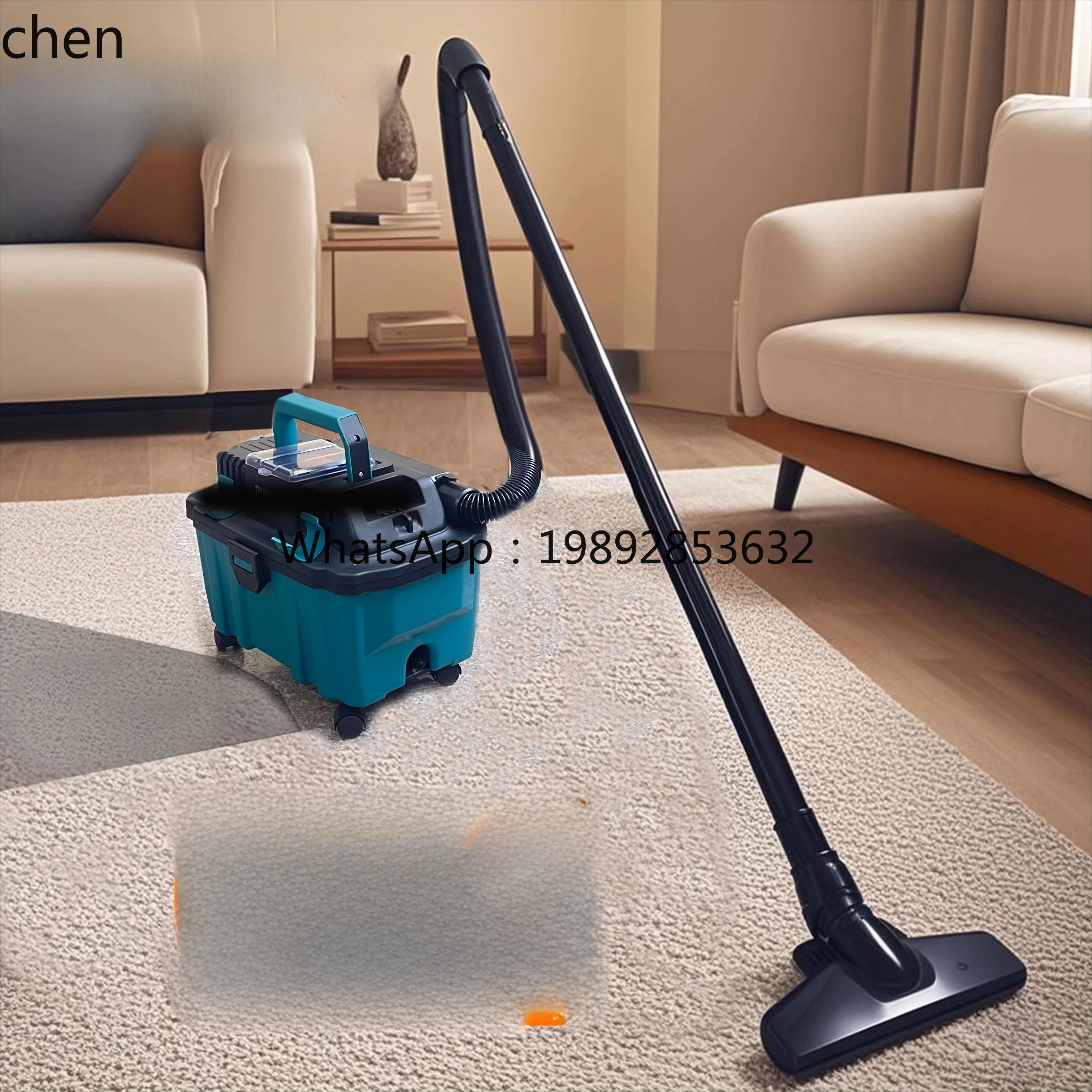 مكنسة كهربائية لاسلكية من ZZ، مكنسة كهربائية منزلية وقوية بدون فرش، خزانة محطة فرعية جافة ورطبة، مكنسة صناعية #2