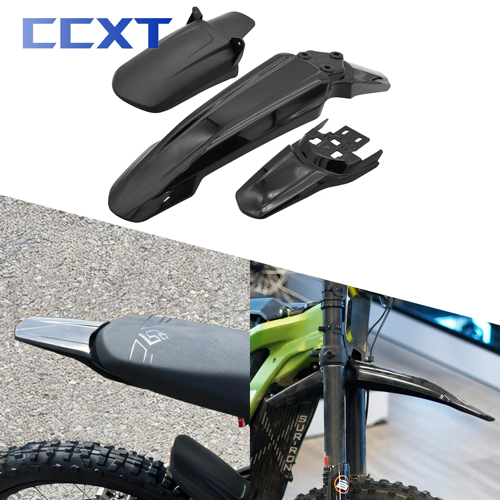 Electric Bike Motocross Front Rear Wheel Mudguards Fender For Sur-Ron Light Bee X &  S For Segway X260 X160 motorcycle Universal