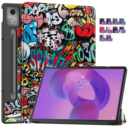 Imagen 1 del producto Para Lenovo Idea Tab Pro funda de 12,7 ""funda pintada de cuero magnética inteligente para Lenovo Idea Tab Pro 12,7 2025 TB373FU funda Coque