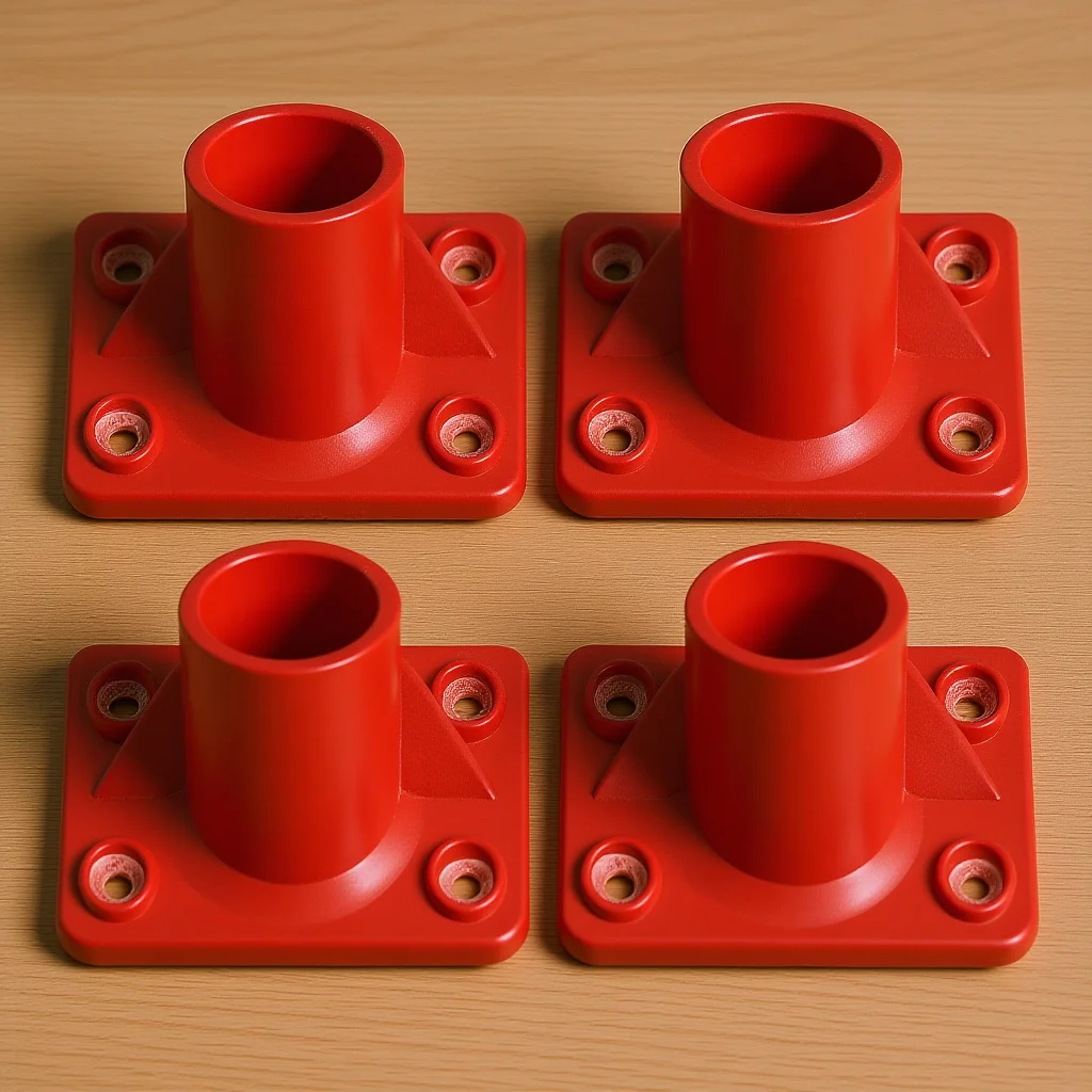 Floor Brush Handle Connector Durable Replacement Part for Scrub Brush Attachment Tile Grout Shower Bathtub Cleaner