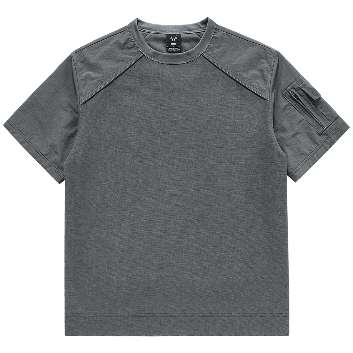 

Мужская футболка VIP с круглым вырезом, повседневная, свободного кроя, летняя, модная, из смесового полиэстера и хлопка