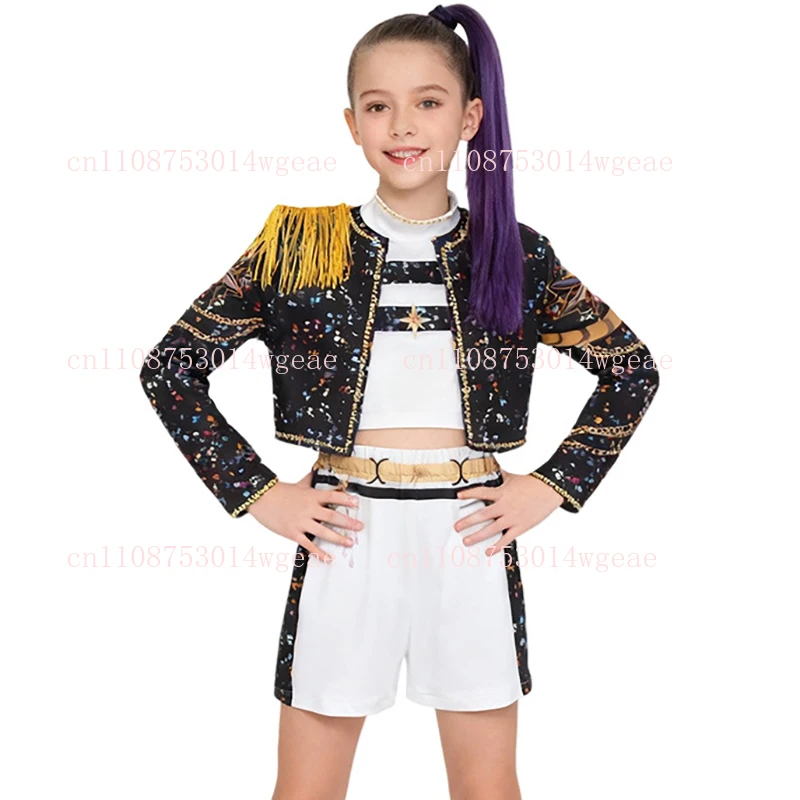 Ensemble de costumes de Cosplay Rumi imprimés en 3D, en Polyester Zoey, vêtements de spectacle pour spectacle de fête de noël