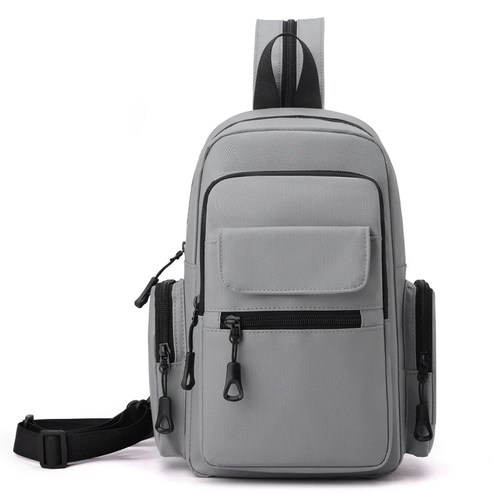 

Модная многофункциональная нагрудная сумка небольшого размера, водонепроницаемый мини-рюкзак с несколькими карманами, спортивная сумка