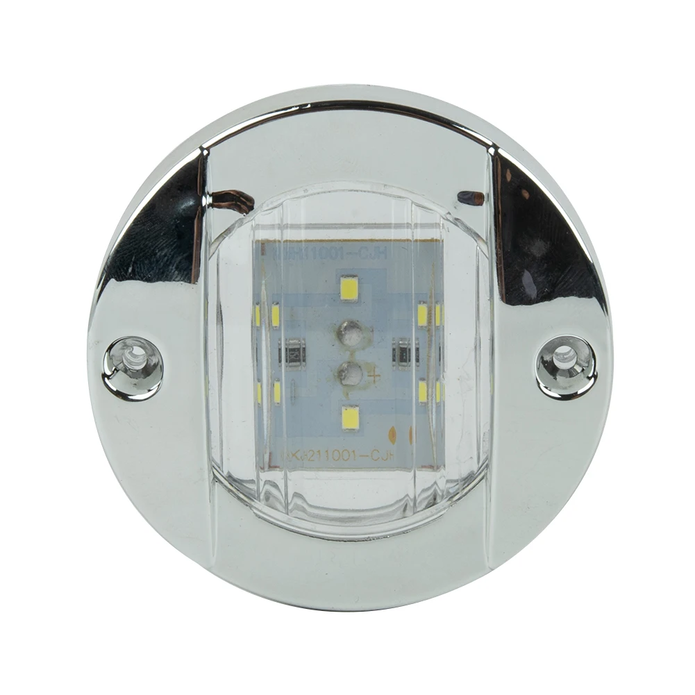 Luz de popa de marcador útil duradera de alta calidad, luz blanca impermeable, accesorios ABS, compartimento de cubierta de cabina, 1 ud.