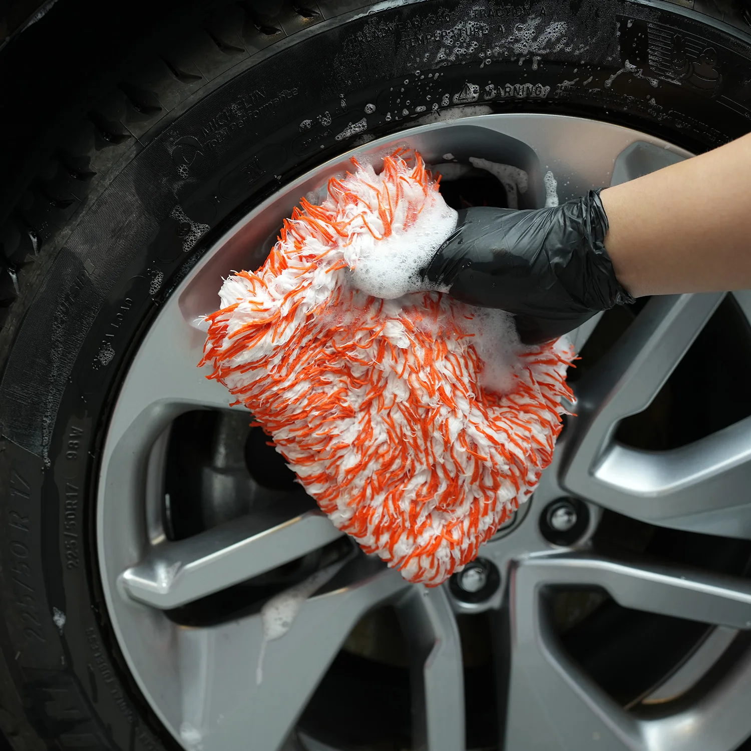 SPTA Car Wash Sponge Mitt Pad 380GSM,Wash Mitts for Car Washing