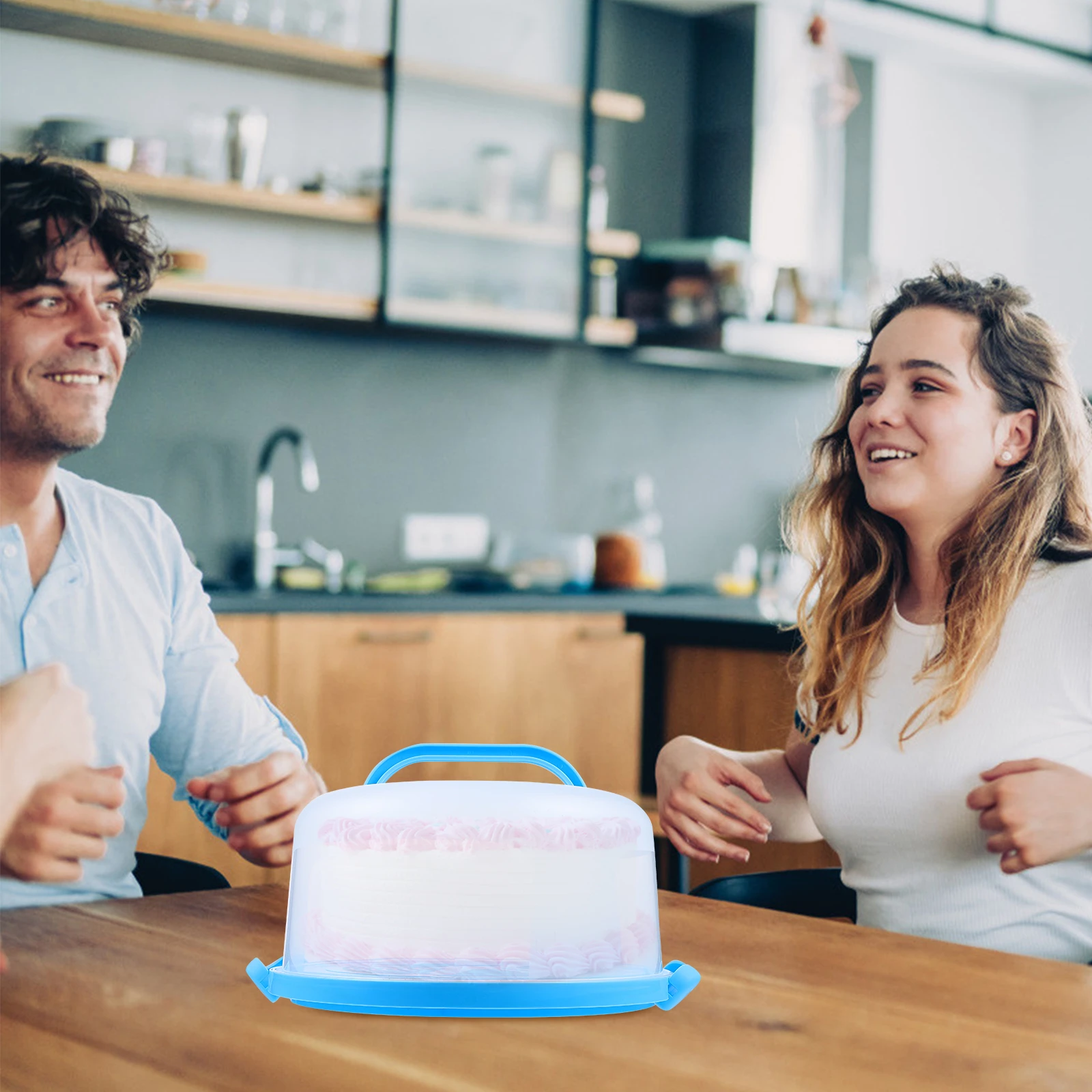 

Cake Box Keeper Travel Container Cupcake Carriers Individual Holders Airtight Slice Containers with Lid Cover Pan Boxes