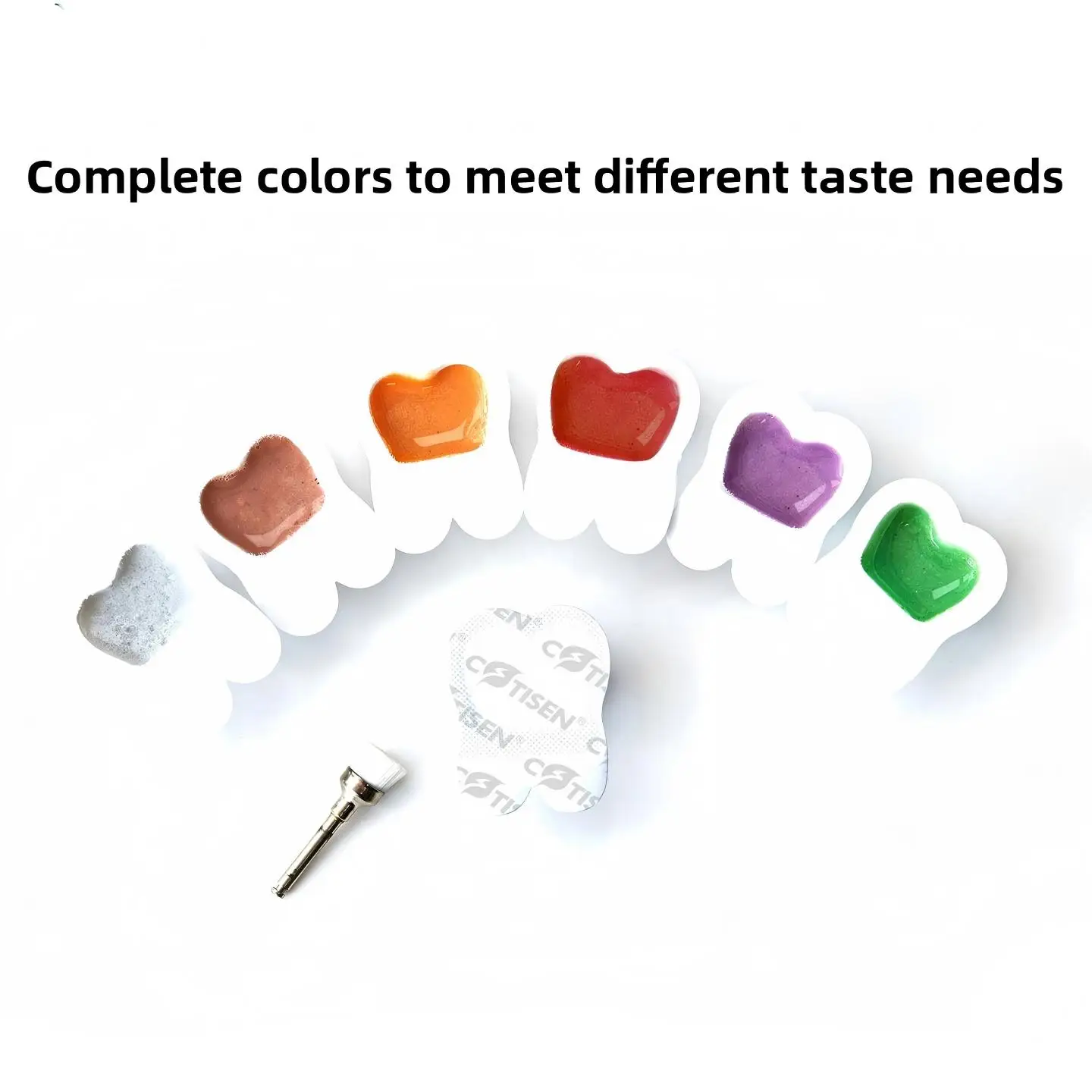 50Pcs Dental Polishing Paste – Fine & Medium Grit, Teeth Whitening, Various Flavors, Prophy Paste for Dental Clinic Use