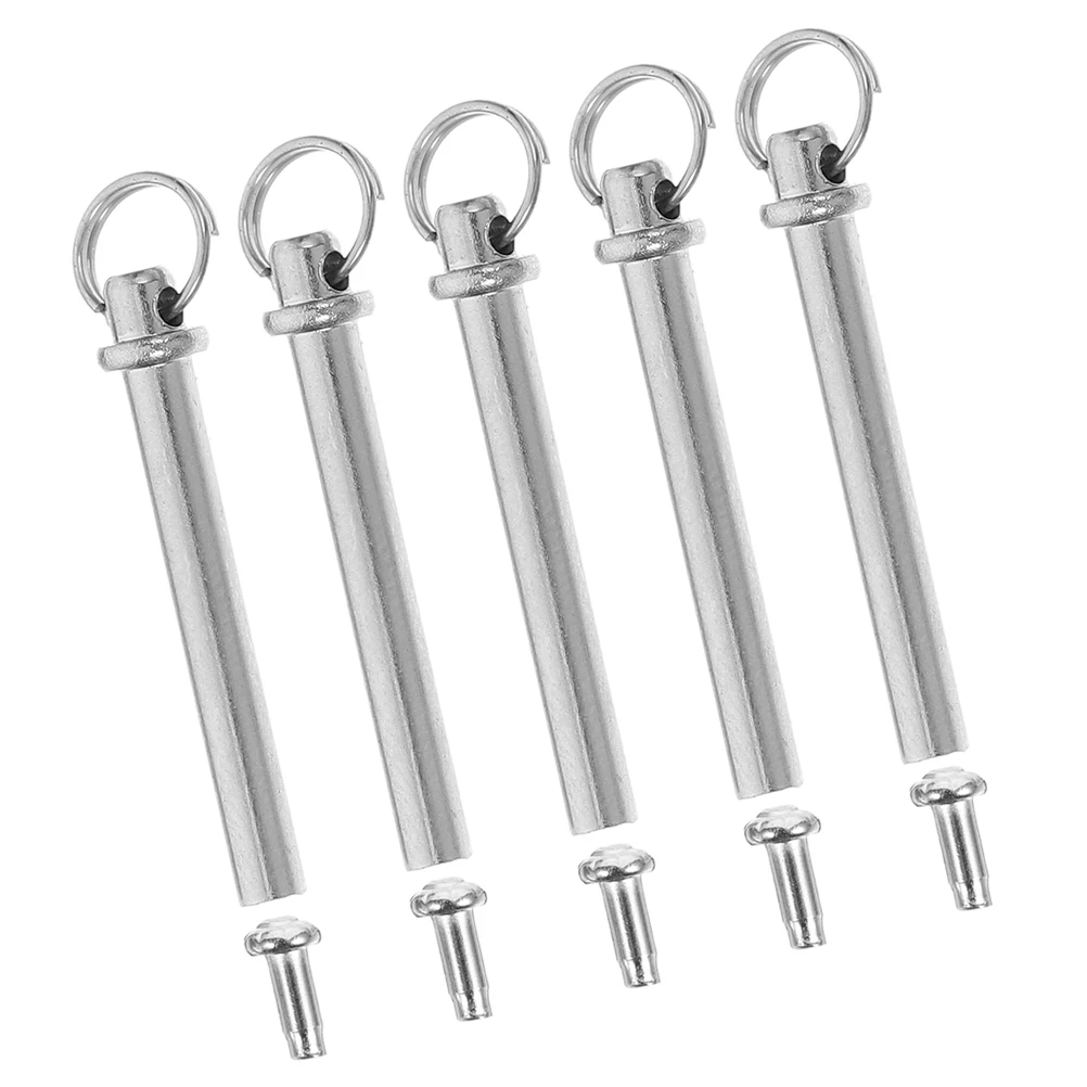 

5 Sets Fan Nail Accessories Hand Shaft Replacement Silver Iron Repair Accessory