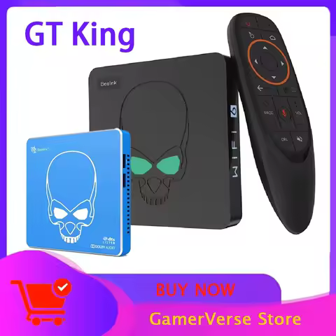 GT King Pro TV Box Box Bee-link 4GB/64GB WIFI 6 Core Voice Remote control 4K UHD USB3.0 HDCP 2.2 3D Video Format WiFi 2.4+5.8GHz
