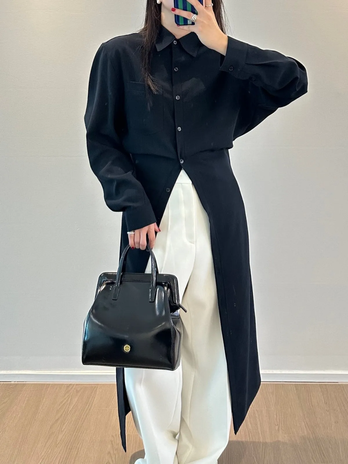 FIRMRANCH Retro Advanced Versatile Zipper Smooth Cowhide Handbag For Woman Large Capacity Travel Backpack Daily Commuting Purse