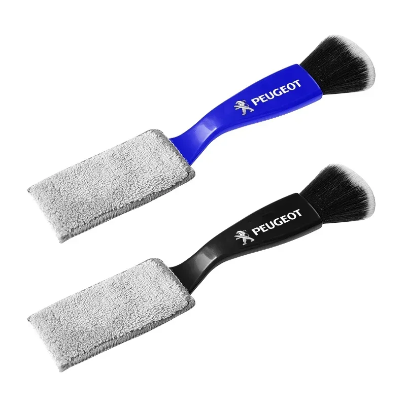 New Multifunctional Car Cleaning Clean Tools Dust Removal Double-ended Brushes For Peugeot 206 207 208 306 307 308 508 106 2008