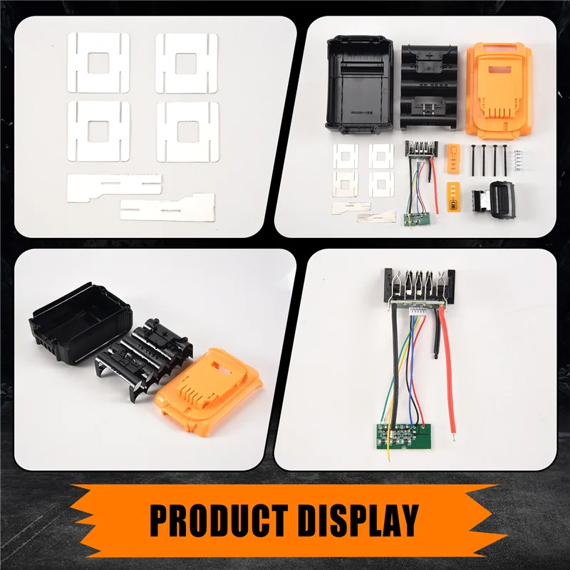 

【Must-Haves】Li- Battery Plastic Case PCB Charging Protection Circuit Board Shell For 18V 20V Li- Battery