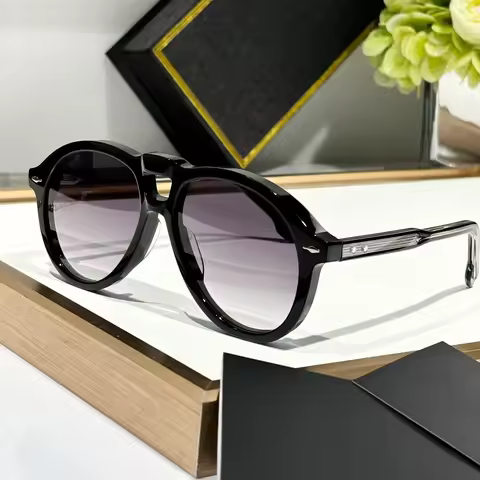Fashion Sunglasses For Women and Men VALKYRIE Anti-Ultraviolet Retro Plate Full Frame Special design Glasses Random Box
