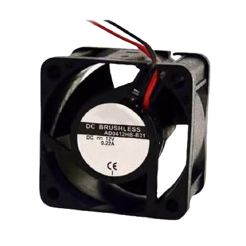 العلامة التجارية الجديدة الأصلي AD0412HB-B31 12V 0.22A 4CM 1U الهيكل الكرة تحمل مروحة التبريد في الأوراق المالية #1