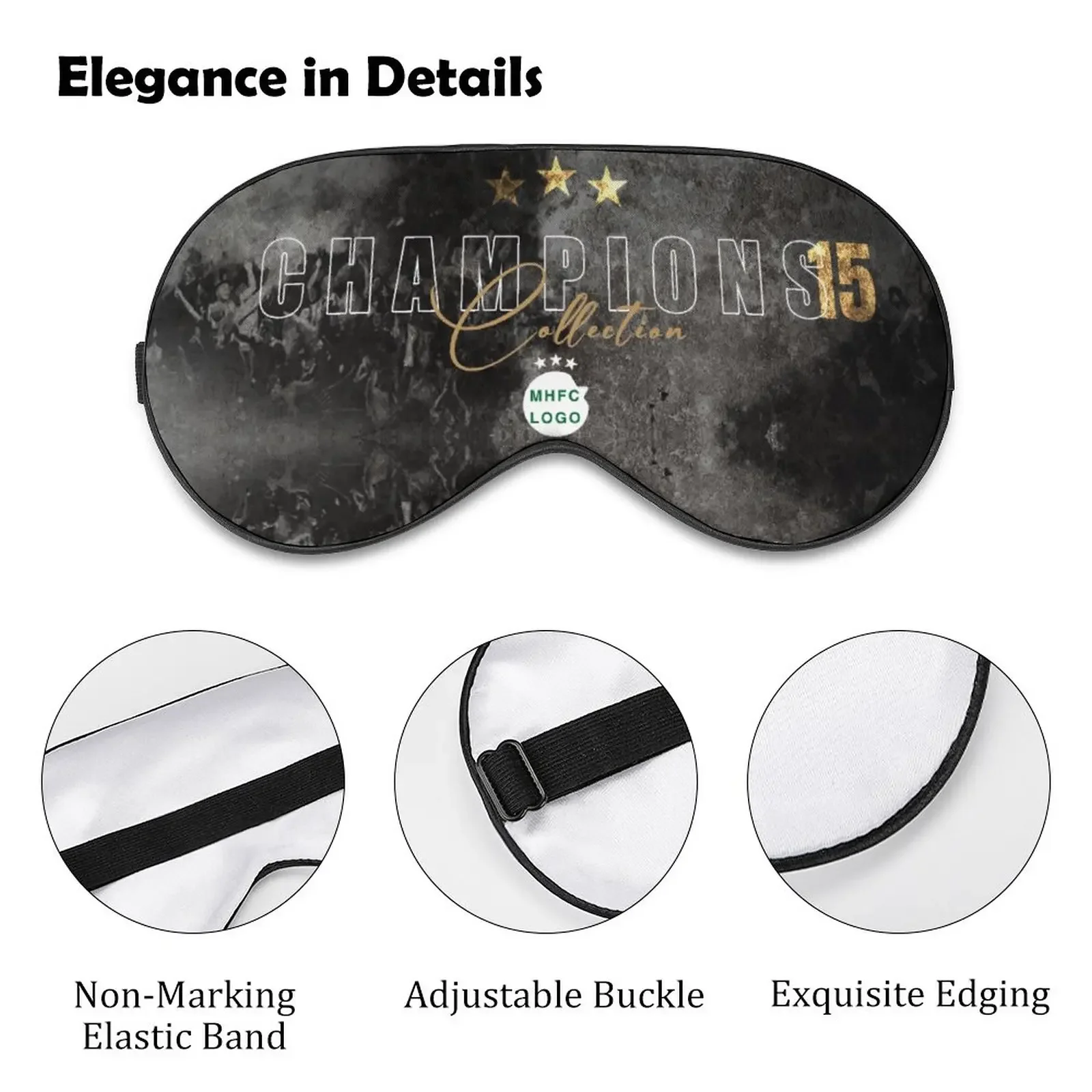 Israel Maccabi Haifa F.C MHFC Champion Sleep eye mask blackout soft sleep eye mask travel eye mask night breathable