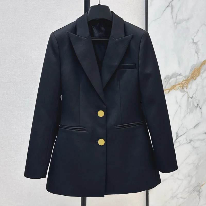 

High quality women's urban elite style business casual blazer coat lady's Formal suits top all season 25110789