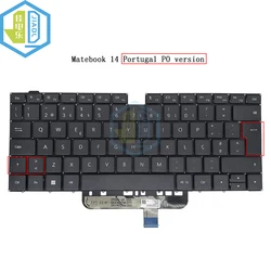 US TR PO SP UK Keyboard For Huawei MateBook D14 D15 D14 KLW-W09 W19 BOHL-WFP9 BOB-WAE9P BOH-WAQ9R Without Backlight Keyboards