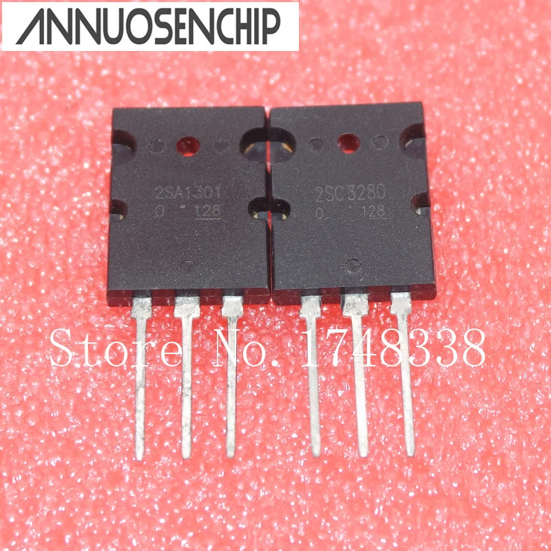 10PCS ( 5pcs C3280 + 5pcs A1301 ) 2SA1301 2SC3280 TO-3PL NEW