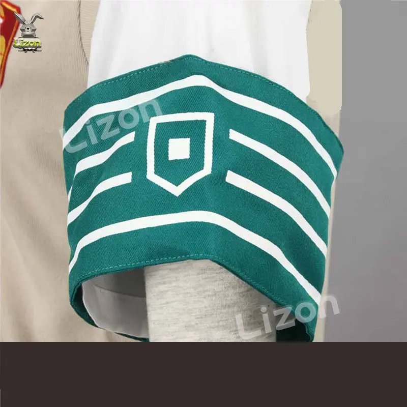 Anime A Certain Scientific Railgun Shirai Kuroko Exclusive Cosplsy Props Green Stripes Armband for Halloween Party