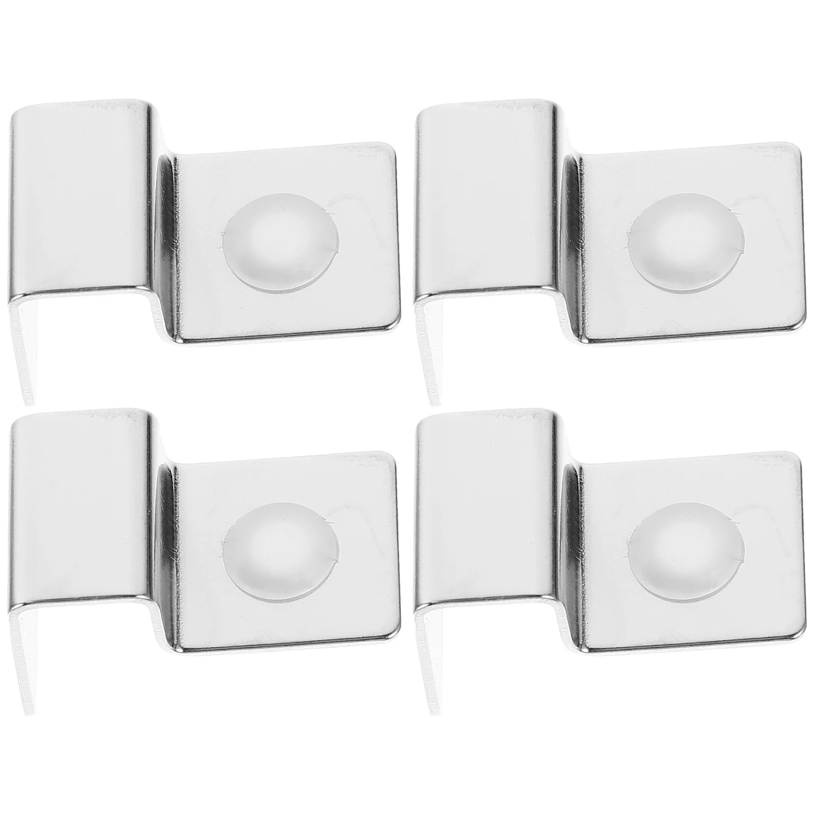 

4pcs Stainless Steel Aquarium Support Holder 10Mm Fish Tank Glass Cover Clip Non-Slip Waterproof Clips For Cleaning Tools