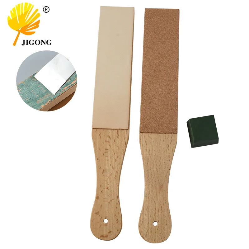 

DIY leather tool sharpening board sharpening paste rotary cutter sharpening board vegetable tanned leather sharpening board