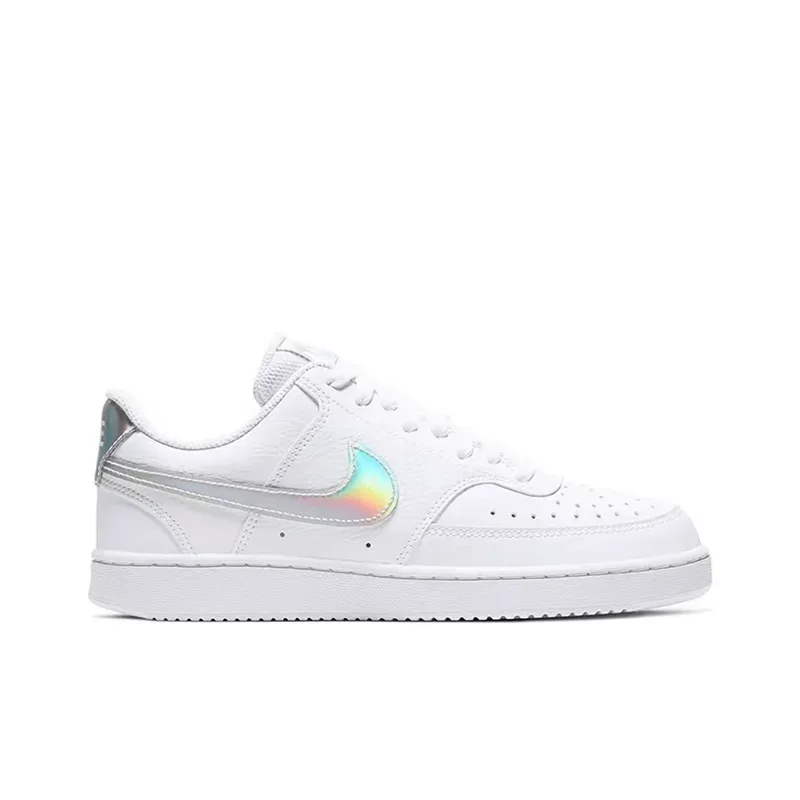 Nike Court Vision 1 Low Damen Weiß Laser Freizeit Praktische Anpassung Rutschfeste Anti-Reibungs-Skateboard-Schuhe CW5596-100
