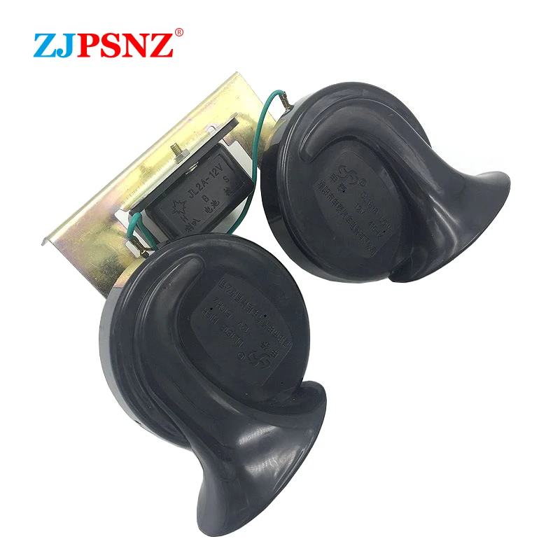 Snail Horn With Relay Metal Bracket High/Low Dual-Tone Sound Electric Horn Kits Waterproof For Car Truck Auto Motorcycle 12V 24V