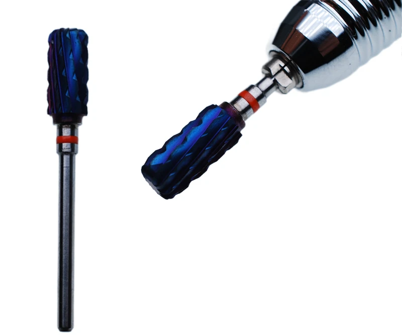 Nano Blue functional  coating Japan tungsten carbide Nail dust Proof drill bits