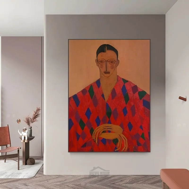 Lienzo Wasabi con personalidad abstracta, póster sin marco para Hotel, sala de estar, decoración de pasillo de alta gama, pintura colgante