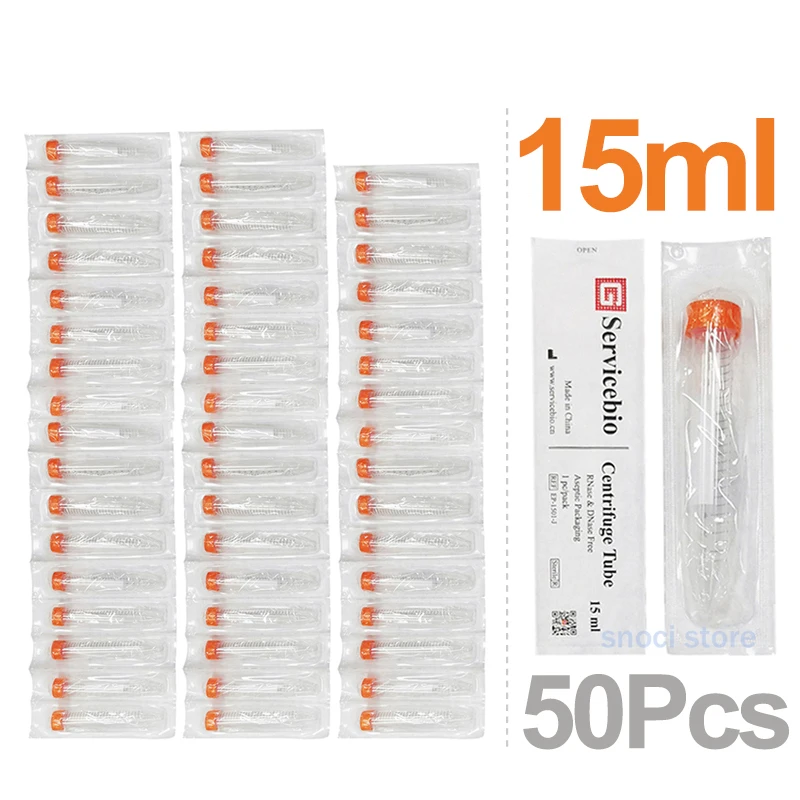 

Конические центрифужные пробирки, стерильные пробирки 15 мл/50 мл, центрифужные пробирки для биорезирования, неагрегенные, с завинчивающимися крышками, одна упаковка