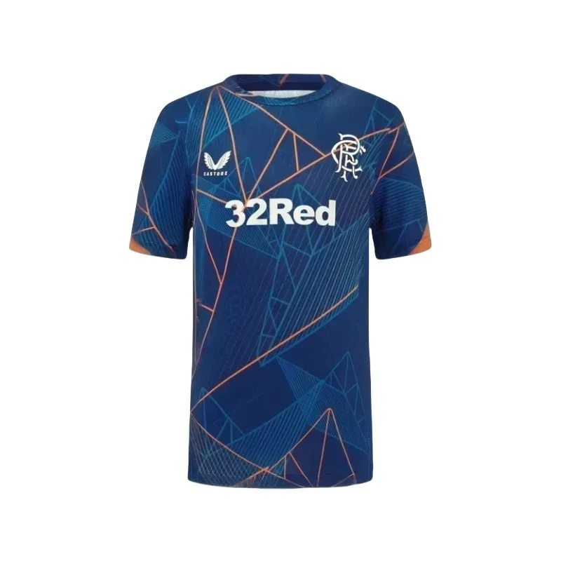 2024-25 3D Printed New Hot Selling Rangers Jerseys 3D Printed Men's and Women's T-shirts Sports and Casual Short Sleeves