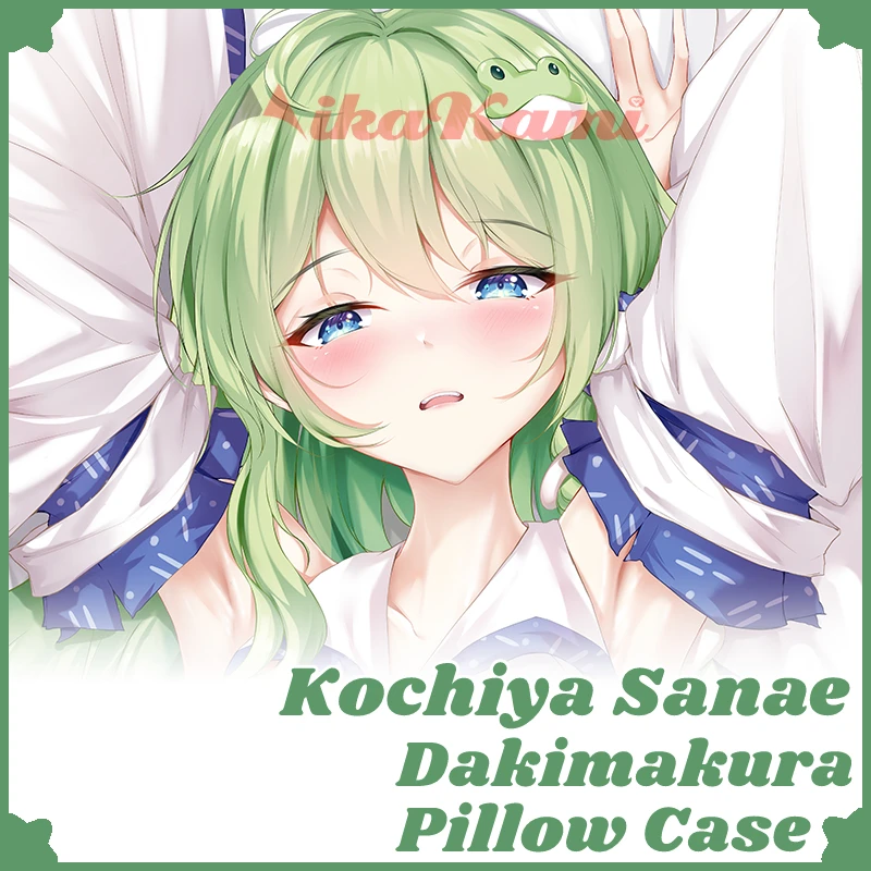 Kochiya Sanae Dakimakura Touhou Project Pillow Case Hugging Cushion Cover Full Body Pillowcase Home Bedding Decor Otaku Gift