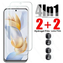 4In1 Soft Front Hydrogel Film For Honor 90 5G REA-NX9 6.7