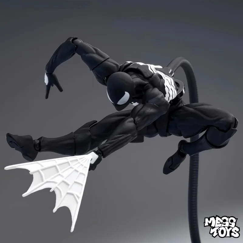 

New Toys The Ultimate Spiderman Black Neighbor Symbiotic Spider Man Action Figure Garage Kit Models Festvial Gifts Surprise Toy