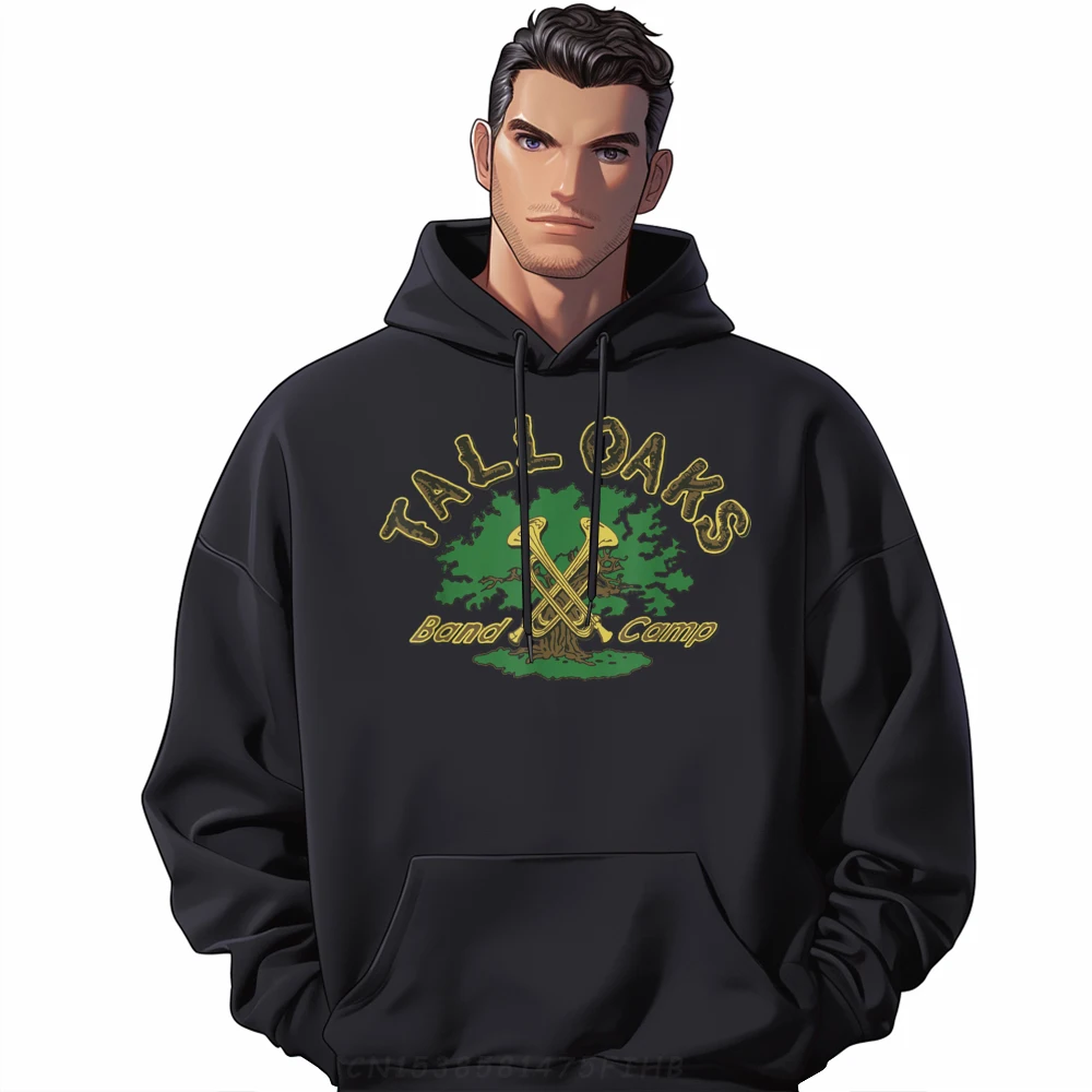 

Vintage Tall Oaks Band Camp Round Neck Hoodies Printed Long Sleeve Normal Newest Hip Hop Sweatshirt For Man