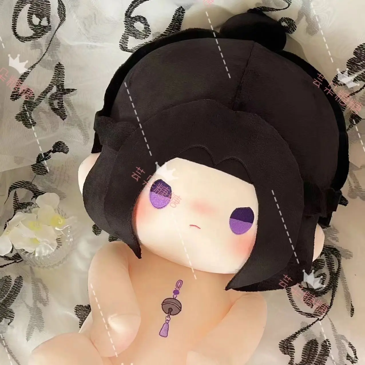 Anime Mo Dao Zu Shi MDZS Jiangcheng  Adorable Soft Plush Doll Body 40CM Cartoon Dress Up Stuffed Toy Sitting Posture Pillow Gift