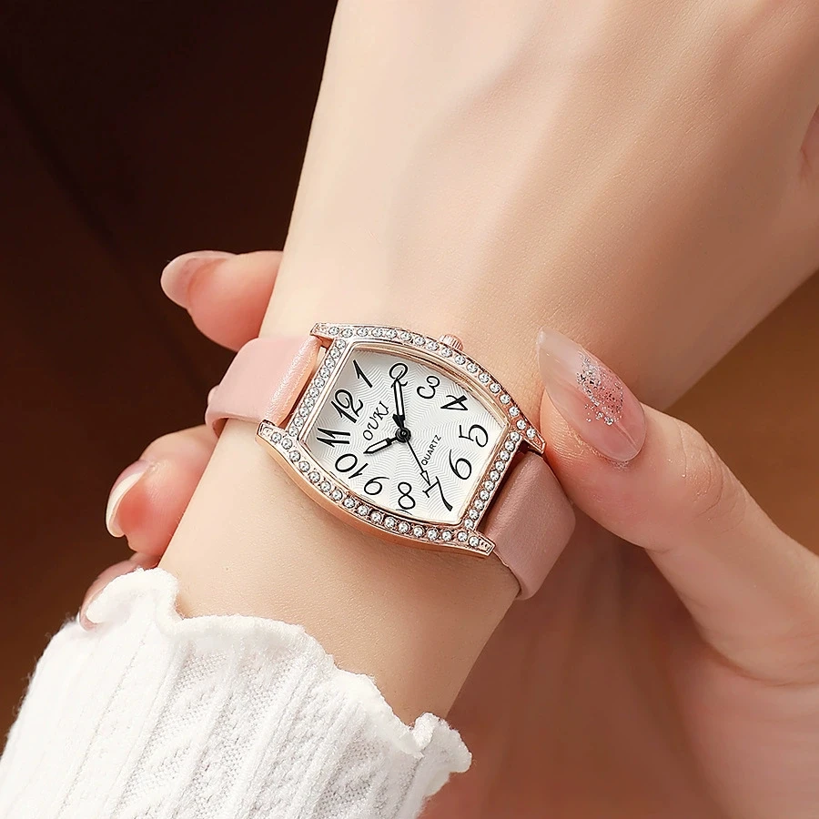 موضة جديدة فاخرة ساعات تونيو للنساء الطلاب ساعة كوارتز جلدية للفتيات هدايا Reloj Mujer ساعات المعصم للسيدات ساعة